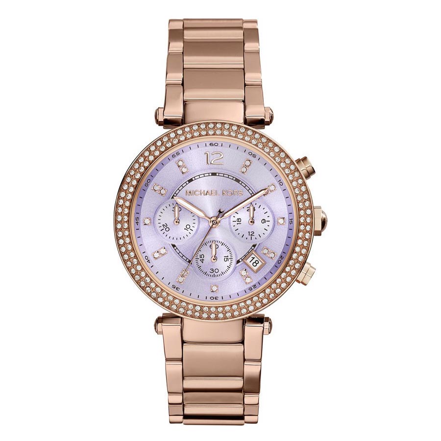 Amazoncom Michael Kors Womens MK6398 Bradshaw Analog Display Quartz Purple  Watch  Clothing Shoes  Jewelry