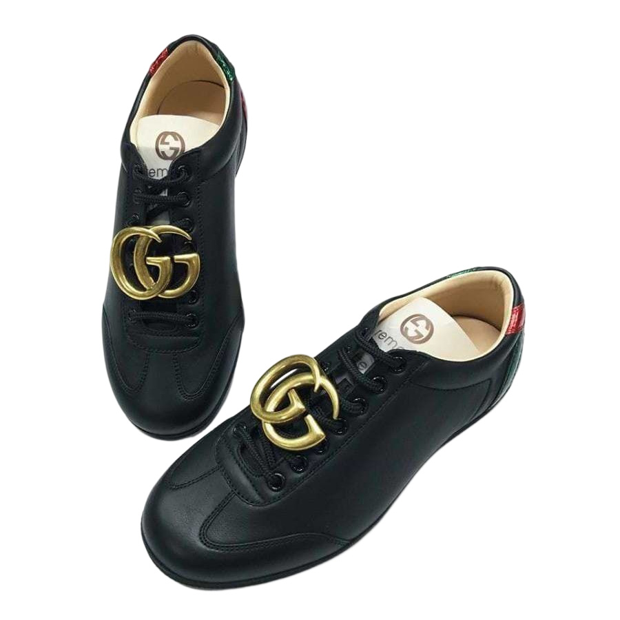 Mua Giày Gucci Calfskin Black Sneaker Màu Đen cho Nam, Chính hãng Ý, Giá tốt