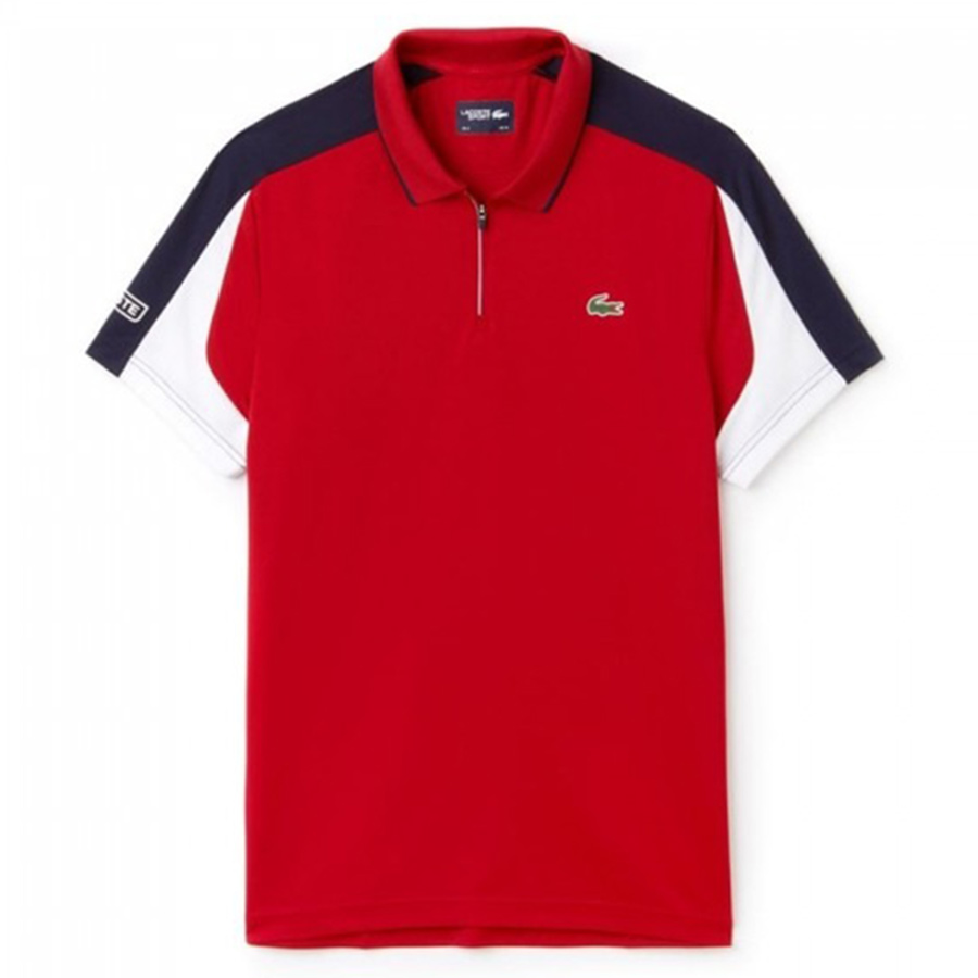 Mua Áo Polo Lacoste Sport DH9480 51LCS Màu Đỏ Xanh Size M Lacoste