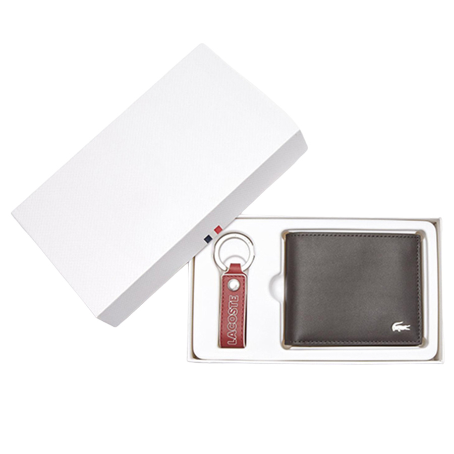 Mua Set Ví + Móc Khóa Lacoste Fitzgerald Smooth Leather Wallet And Key