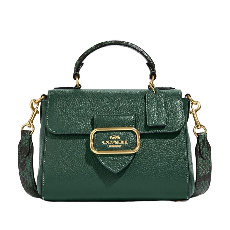 Mua Túi Xách Tay Coach Morgan Top Handle Satchel CE568 Màu Xanh Green -  Coach - Mua tại Vua Hàng Hiệu h076075