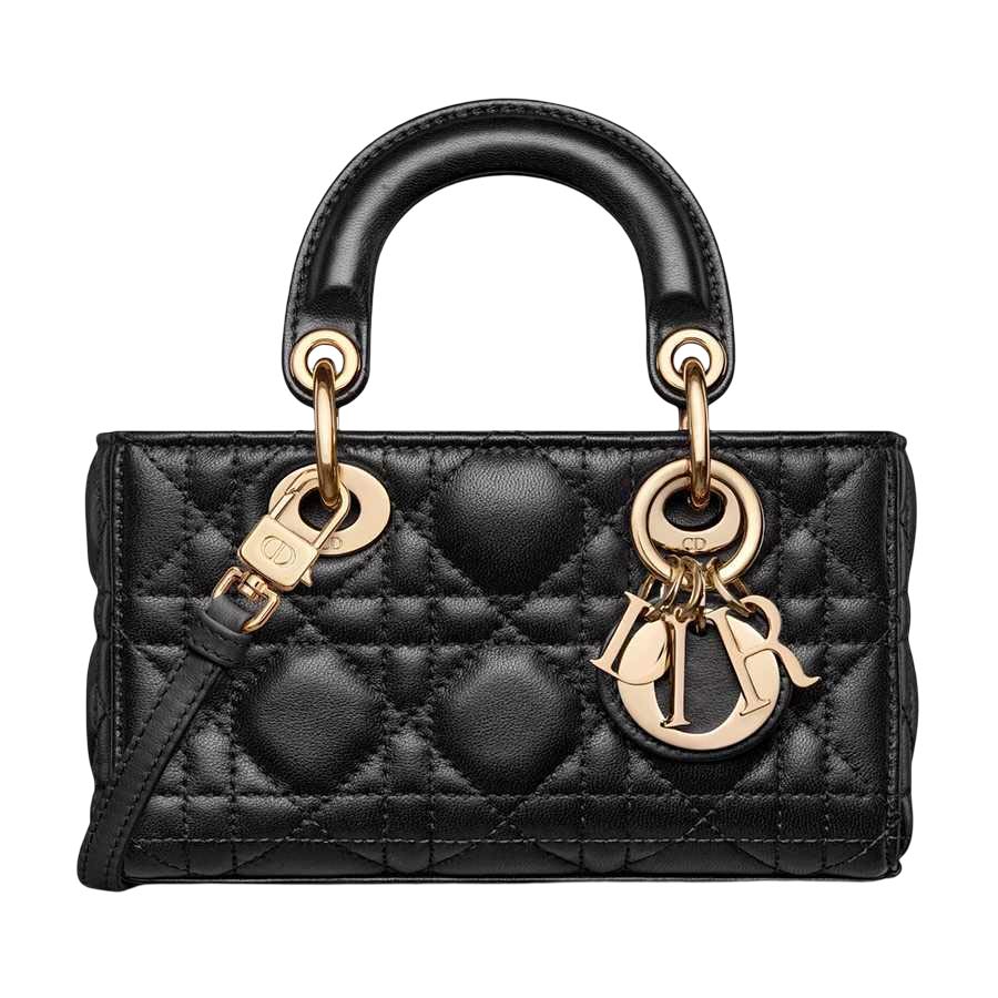 Túi Micro Lady Dior Bag màu đen 12cm best quality  Ruby Luxury