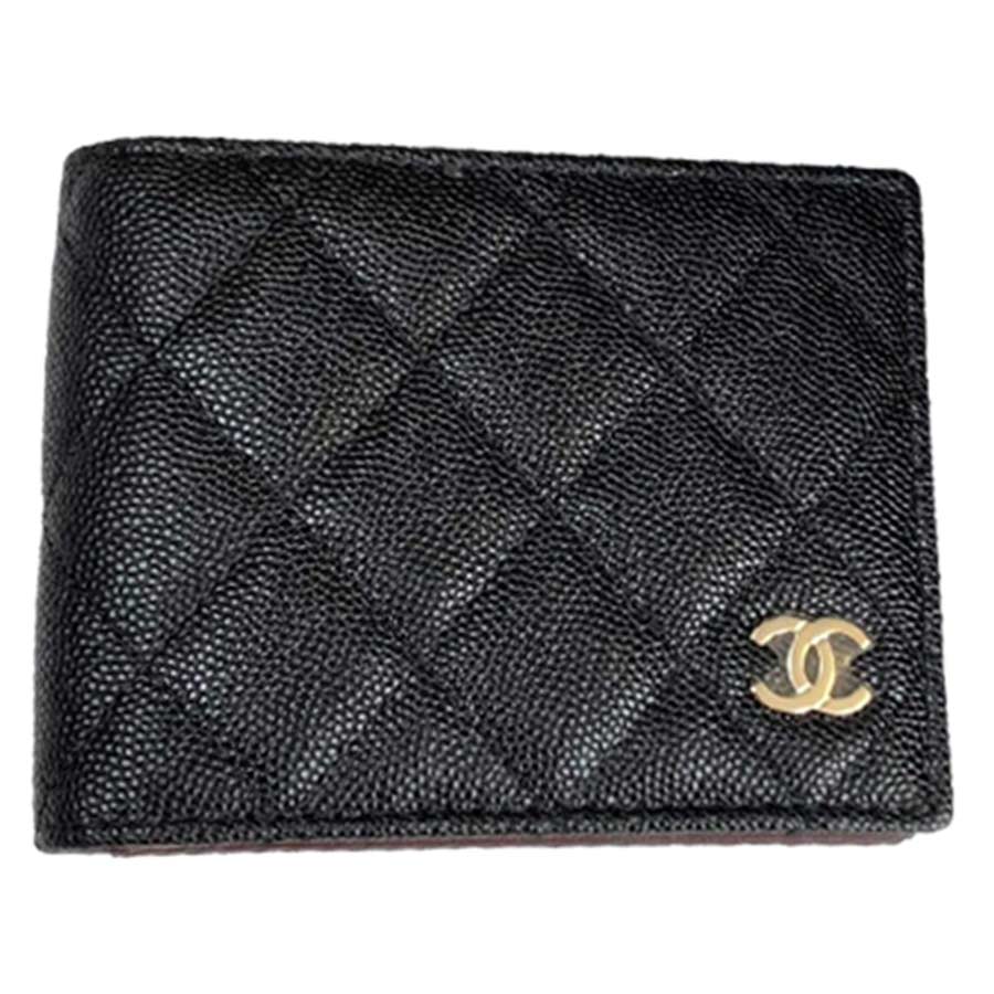 Mua Ví Gập Chanel Simple Logo Bi-Fold Wallet Màu Đen - Chanel - Mua tại Vua  Hàng Hiệu h072909