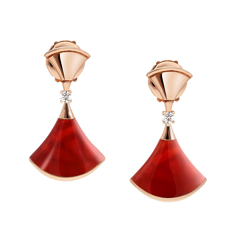 Mua Khuyên Tai Bvlgari Divas' Dream Earrings 356749 Màu Đỏ/ Vàng Hồng (Chế  Tác) - Bvlgari - Mua tại Vua Hàng Hiệu h082050