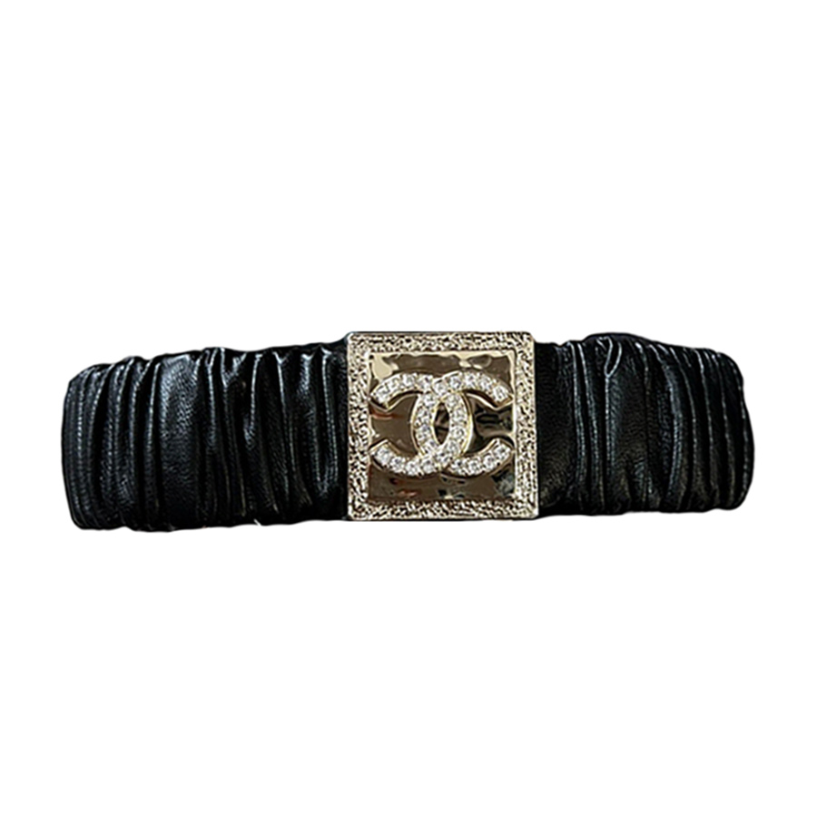 Mua Thắt Lưng Nữ Chanel Lambskin Gold-Tone Metal Black Màu Đen Size 70 -  Chanel - Mua tại Vua Hàng Hiệu h083090