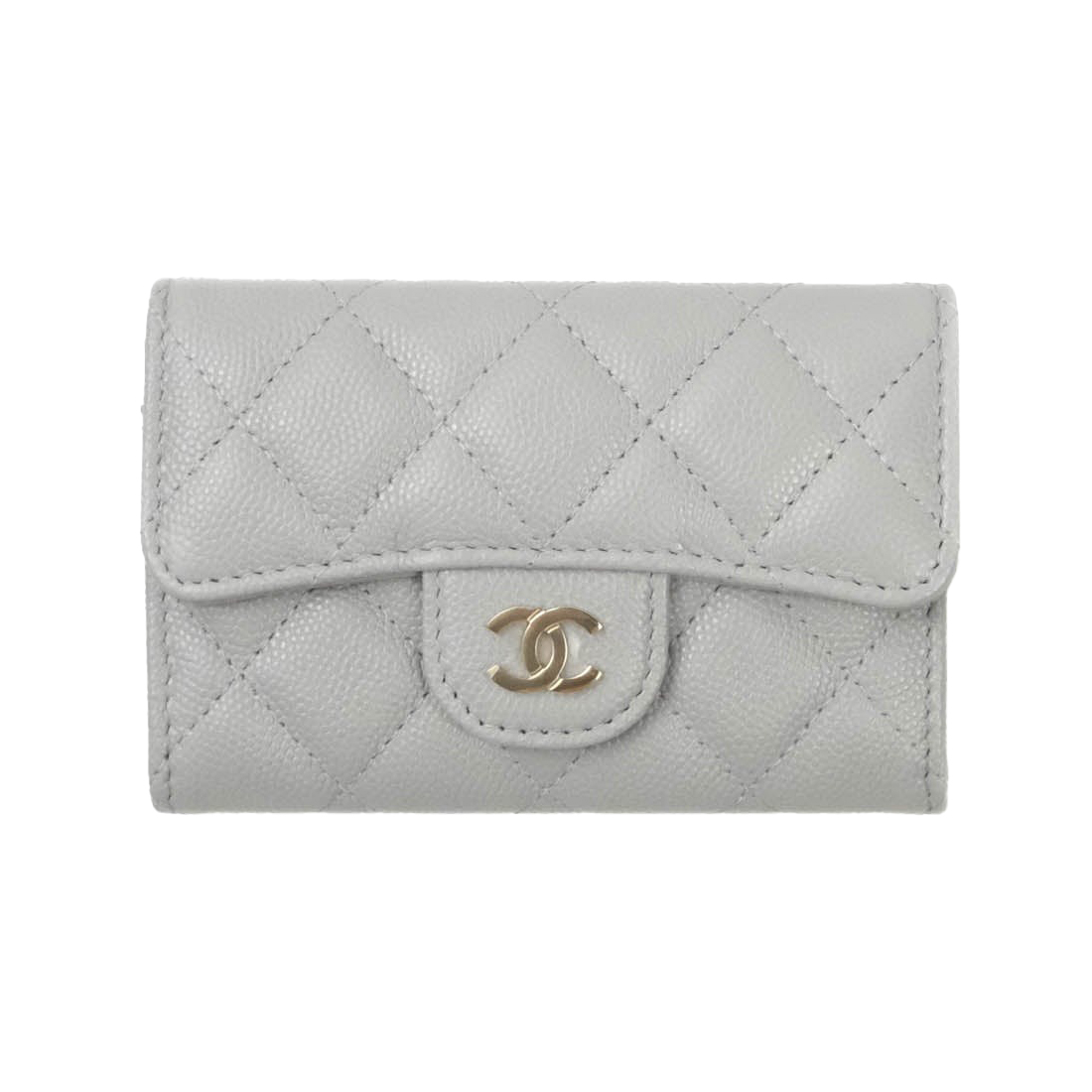 CHANEL Caviar Quilted Long Flap Wallet Dark Brown 65751  FASHIONPHILE