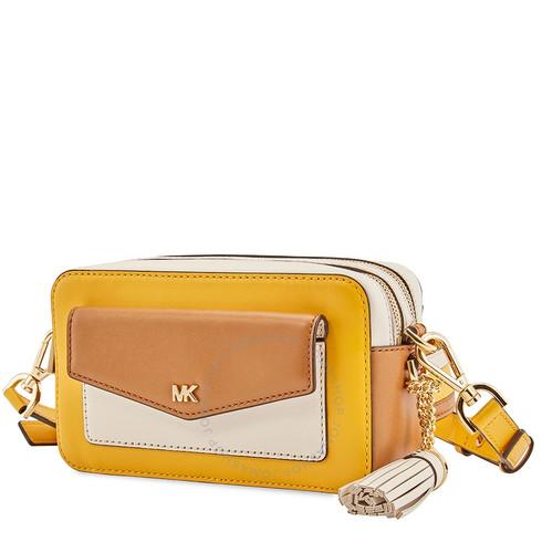 Order Túi Đeo Chéo Michael Kors MK Small Tri-Color Leather Camera Bag-  Jasmine Yellow/Multi Màu Vàng - Michael Kors - Đặt mua hàng Mỹ, Jomashop  online